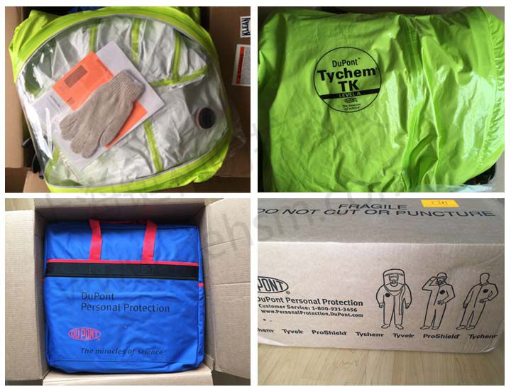 杜邦TK554 A級防護(hù)服外包裝圖片
