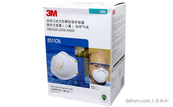 3M8511N95防護口罩整盒包裝圖
