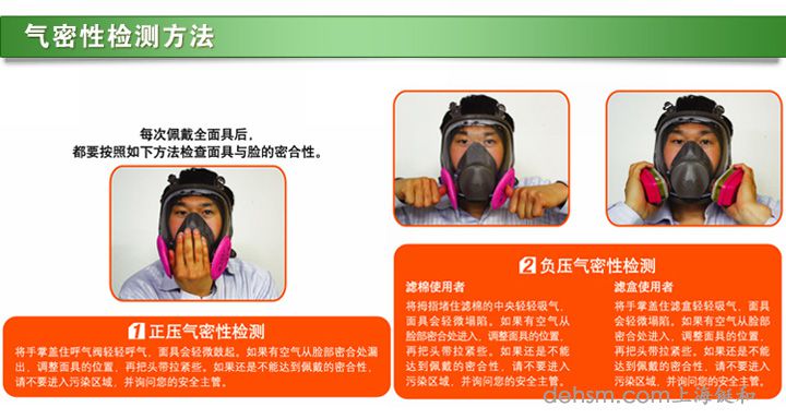 3M6800防毒面具密閉性檢測